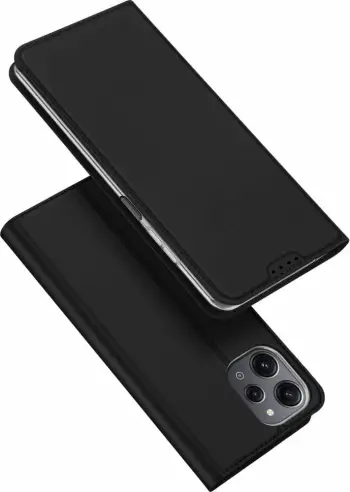Mbështjellës Dux Ducis Skin Pro për Xiaomi Redmi 12/Redmi 12R, lëkurë ekologjike, i zi