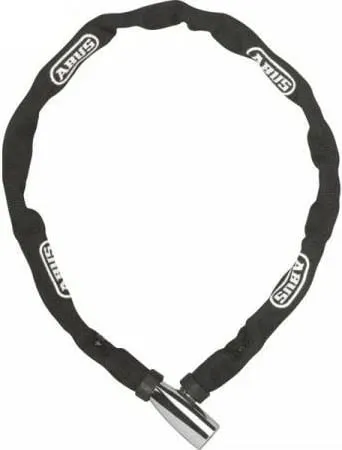 Zinxhir sigurie ABUS 1500/110 Web, 1100mm, me çelës, zi - 1