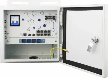 Switch Level One OSW-1061, 8x 2.5G PoE, 2x uplink, kasë industriale, e bardhë