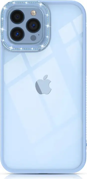 Mbështjellës Kingxbar Sparkle Series për iPhone 13 Pro, kaltër me kristale