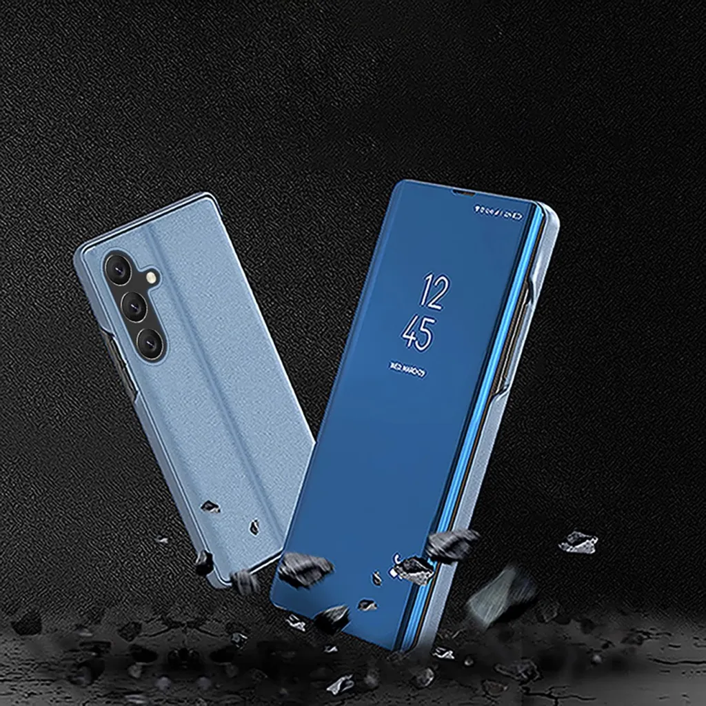 Mbështjellës Hurtel Clear View për Samsung Galaxy A26, Flip, Kaltër - 6