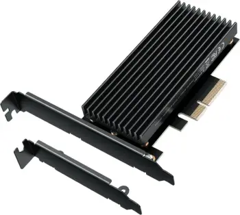 Kartelë PCIe GrauGear për M.2 NVMe SSD, PCIe 4.0, e zezë