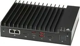 Server barebone Super Micro CSE-E101-03 + X12STN-H-WOHS, Intel Core i7, 64GB max RAM, fanless, e zezë