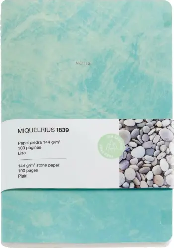Fletore MAUL Miquelrius STONE PAPER A5, 50 fletë, e gjelbër