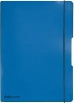 Fletore herlitz my.book flex A4, 2x40 fletë, kapak plastik, kaltër