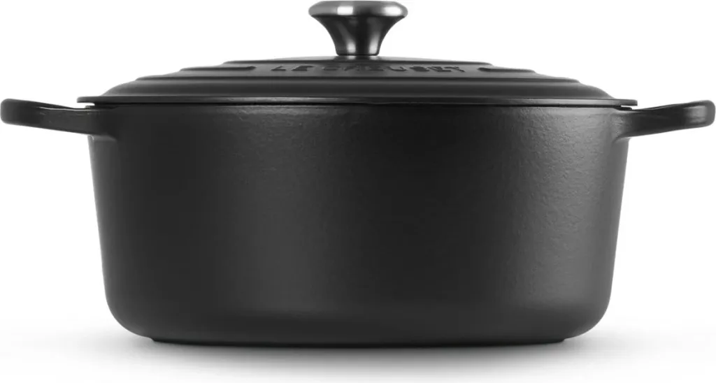Tenxhere Le Creuset Signature 8.1L, 30cm, gize, e zezë - 3