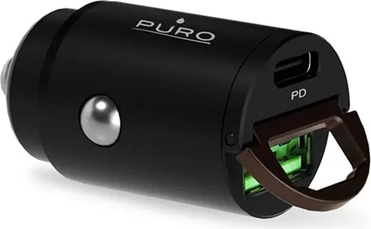Karikues veture Puro Mini 30W, USB-C & USB-A, i zi - 4