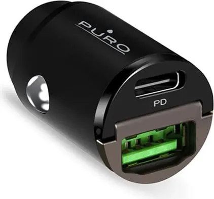 Karikues veture Puro Mini 30W, USB-C & USB-A, i zi - 5