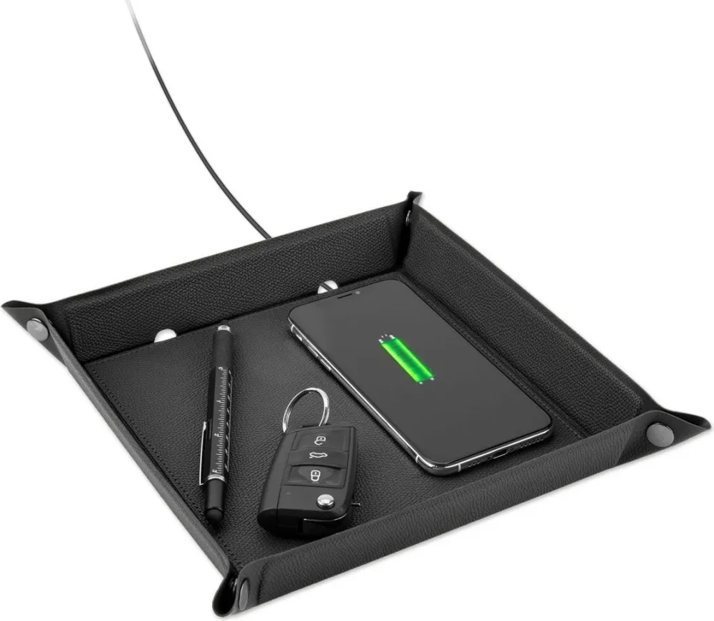 Set karikues 4smarts SmartTray, USB-C, me tabaka organizuese, e zezë - 3