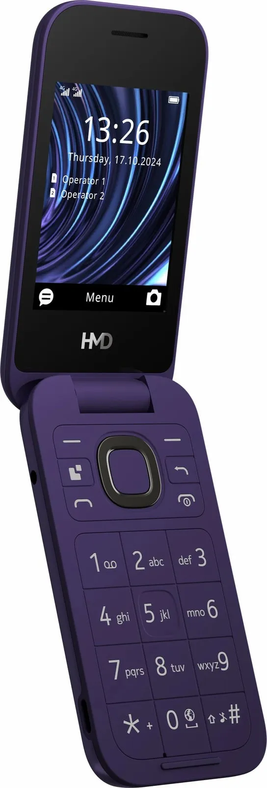 Celular Nokia HMD 2660 Flip, 4G, 32GB MicroSD, vjollcë - 1