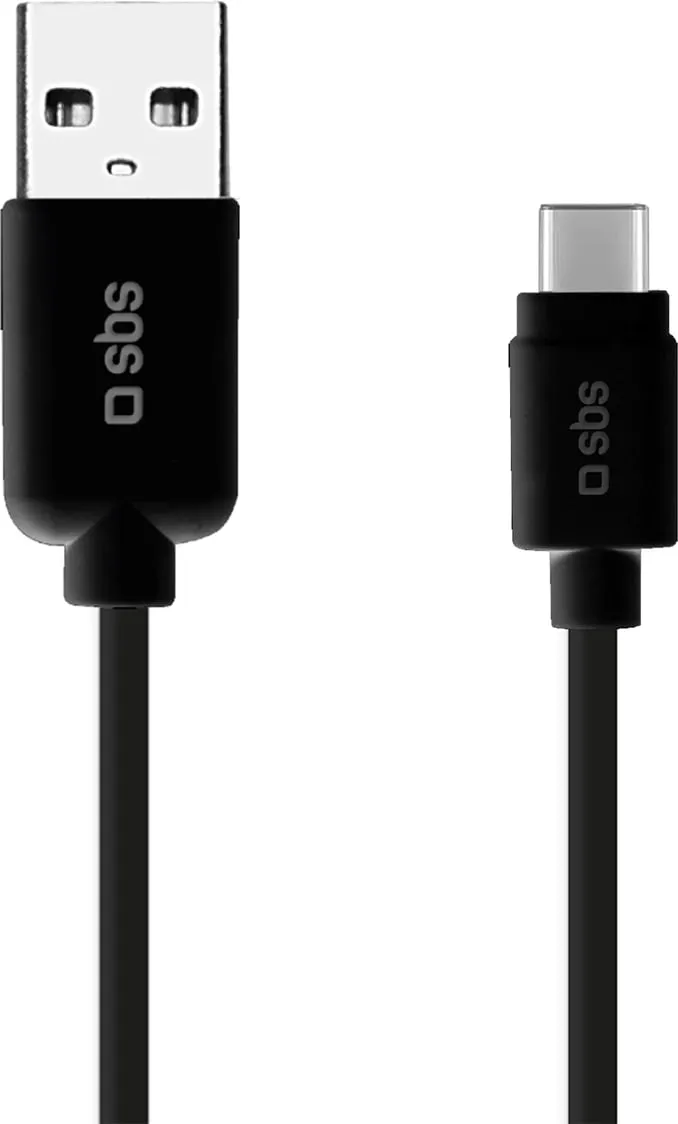 Kabllo USB-A në USB-C SBS TECABLETYC1KPOS, 1 m, e zezë - 4