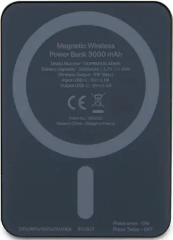 Powerbank Mercedes MEPB3KMESTK, 3000mAh, 5W MagSafe Qi, i zi