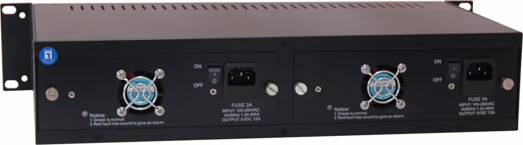 Kasë LevelOne 14-Slot Media Converter, 100-265 V, e zezë - 2
