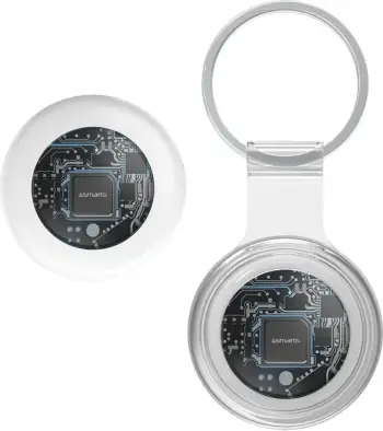 Finder 4smarts SkyTag Lucid 2er Set, Bluetooth 5.3, iOS, i bardhë