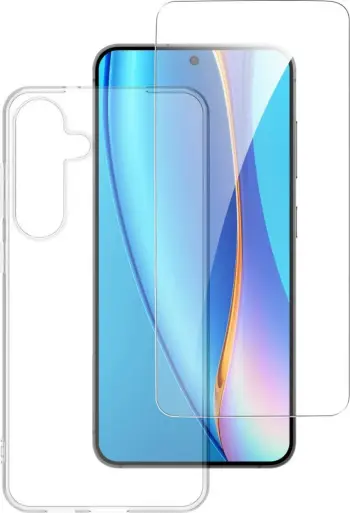 Mbështjellës 4smarts Samsung Galaxy S25+, rezistent ndaj goditjeve, rezistent ndaj gërvishtjeve, transparent, 2 copë