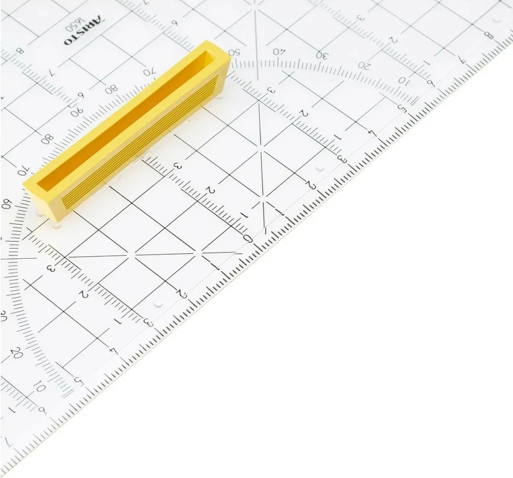 Vizore trekëndore ARISTO 25cm plastikë e kuqe - 4