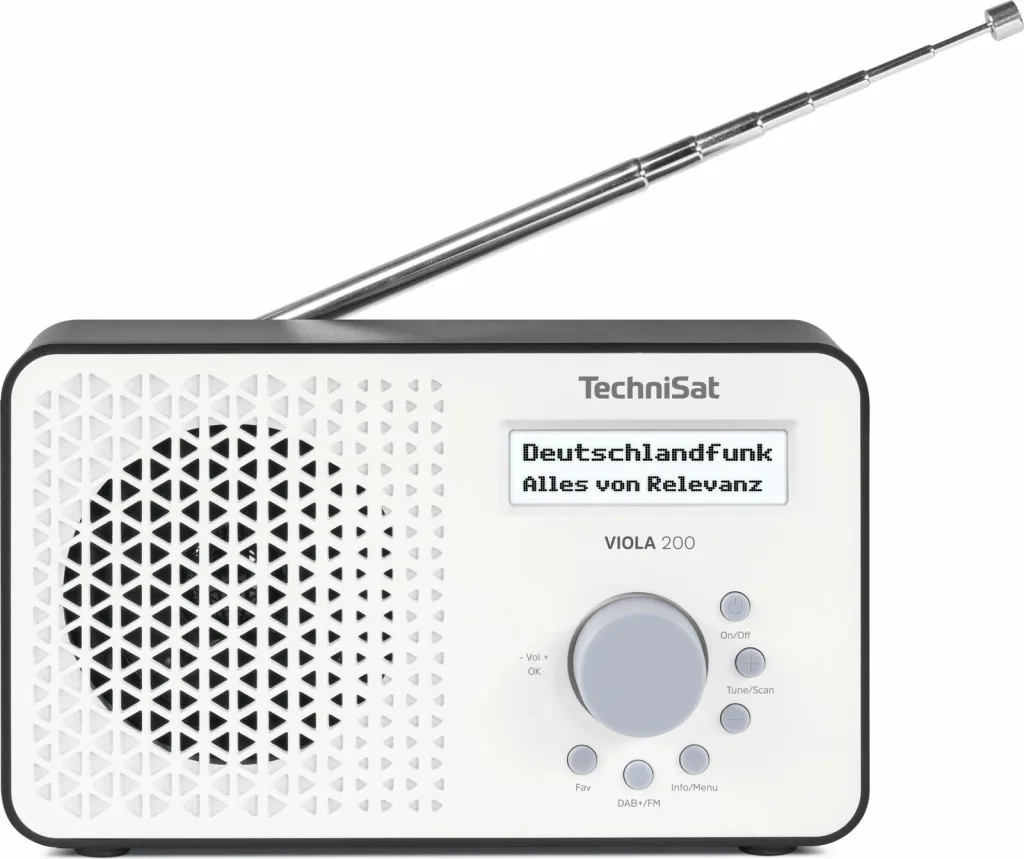 Radio TechniSat VIOLA 200, DAB+/FM, bardhë/zezë - 2