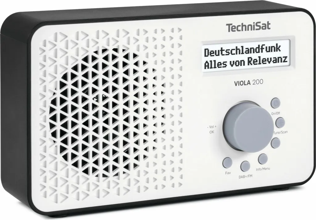 Radio TechniSat VIOLA 200, DAB+/FM, bardhë/zezë - 3