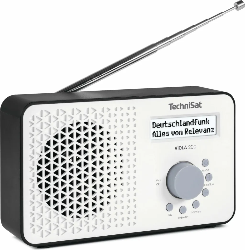 Radio TechniSat VIOLA 200, DAB+/FM, bardhë/zezë - 4