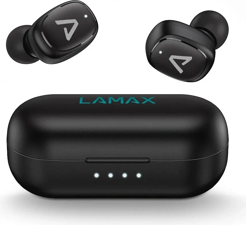 Kufje Lamax In-Ear Dots3 Play, Bluetooth 5.3, 38 orë, të zeza - 1