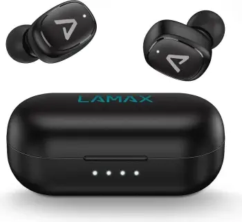 Kufje Lamax In-Ear Dots3 Play, Bluetooth 5.3, 38 orë, të zeza