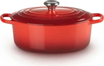 Tenxhere Le Creuset 21178290602430, 4.7L, ovale, gize, cherry red