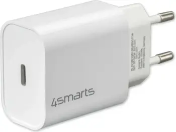 Karikues USB 4smarts 465575, 20W, i bardhë
