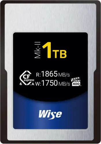 Kartelë memorie Wise CFexpress 4.0 Type A Mk-II 1TB, Silver/Black/Blue