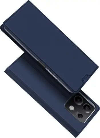 Mbështjellës Dux Ducis Skin Pro për Xiaomi Redmi Note 13 5G, me kapak, xhep për kartela, kaltër