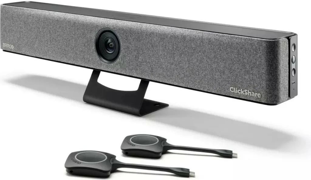 Sistem konferencash BARCO ClickShare Bar Pro me 2 butona, 4K, gri - 3