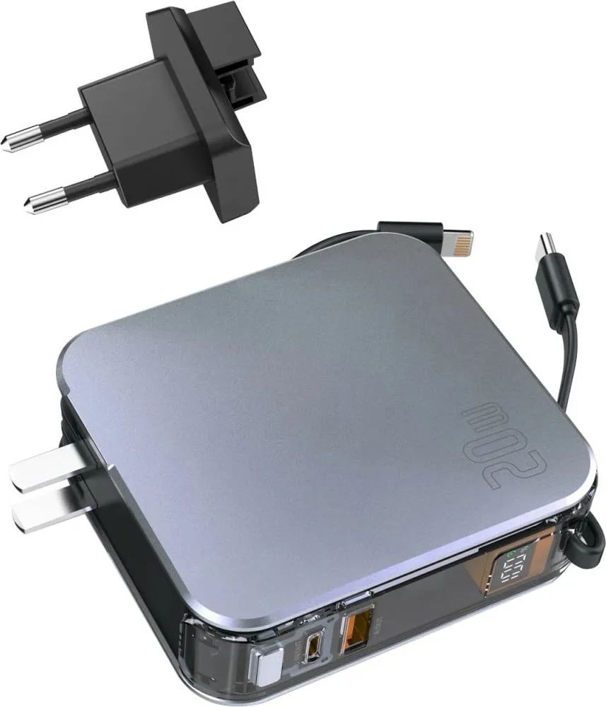 Karikues 4smarts 541287, 10000mAh, Argjendtë - 2