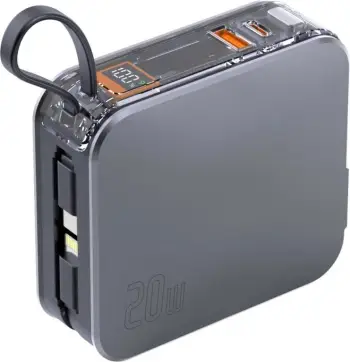 Karikues 4smarts 541287, 10000mAh, Argjendtë