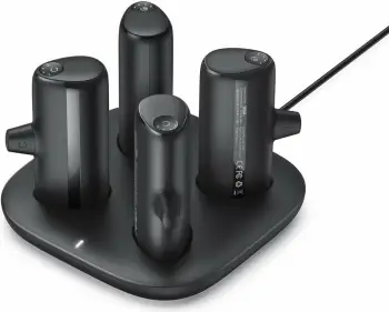 Set power bank Veger W007CK, 4x5000mAh, me stacion karikimi, 2x Lightning + 2x USB-C, e zezë