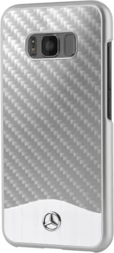 Mbështjellës Mercedes Wave V për Samsung Galaxy S8 Plus, argjendtë
