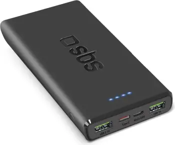 Powerbank SBS TTBB10000FASTPD20K 10000 mAh 20W, e zezë