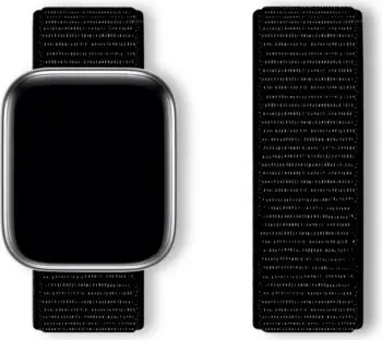 Rrip sport Hurtel Sport Loop për Apple Watch 42/44/45/46/49 mm, najlon, i zi