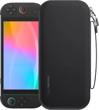 Mbështjellës AmazingThing PlayShield Pack Kit Case për Nintendo Switch 2, zi