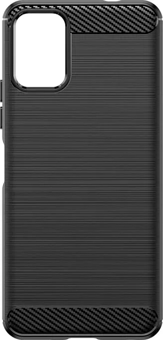 Mbështjellës Hurtel Carbon Case për Nokia C32, silikon, i zi - 3