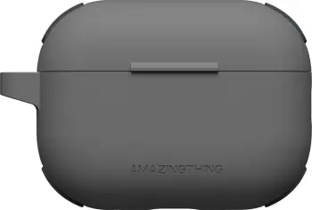 Mbështjellës AmazingThing Omni Case për AirPods Pro 2, silikon, zi