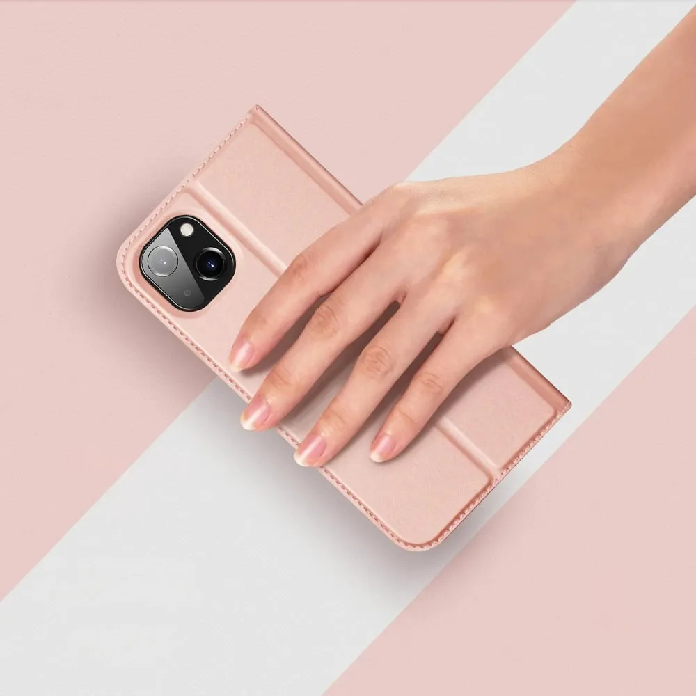 Mbështjellës Dux Ducis Skin Pro për iPhone 14 Plus, eko lëkurë, e zezë - 12