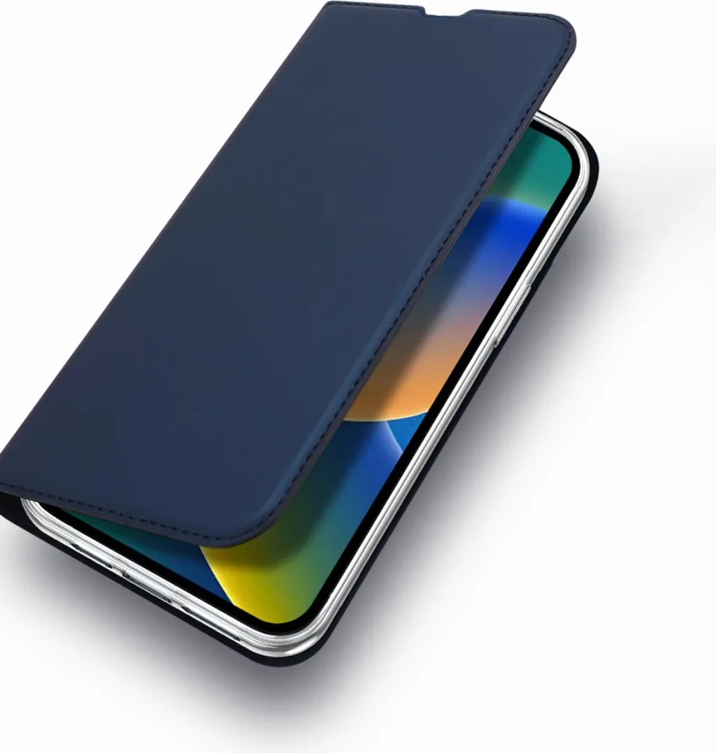 Mbështjellës Dux Ducis Skin Pro për iPhone 14 Plus, eko lëkurë, e zezë - 16