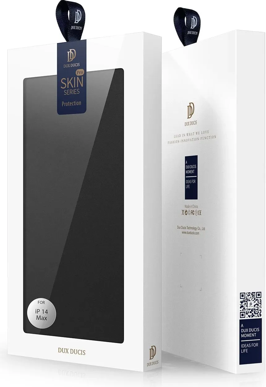 Mbështjellës Dux Ducis Skin Pro për iPhone 14 Plus, eko lëkurë, e zezë - 5