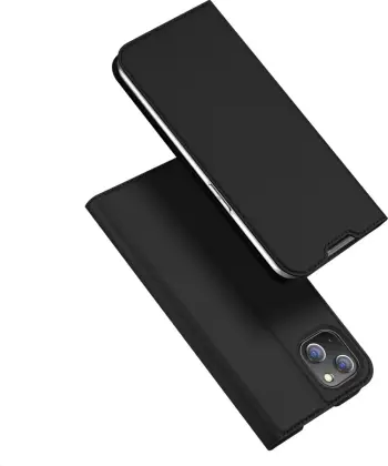 Mbështjellës Dux Ducis Skin Pro për iPhone 14 Plus, eko lëkurë, e zezë