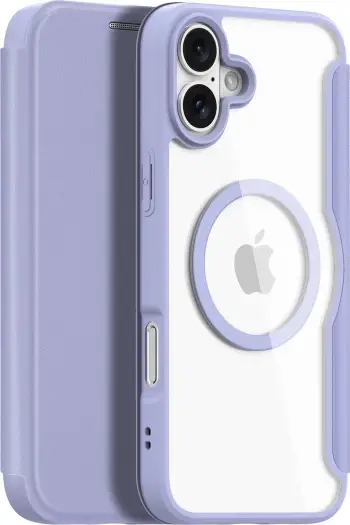 Mbështjellës Dux Ducis Skin X Pro për iPhone 16, me MagSafe, kapak, Violet