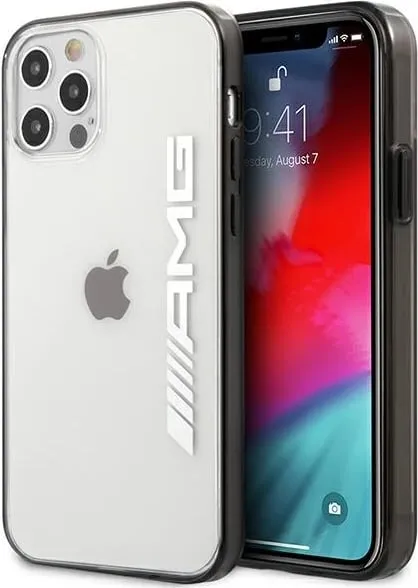 Mbështjellës Mercedes AMG për iPhone 12 Pro Max, Transparent - 1