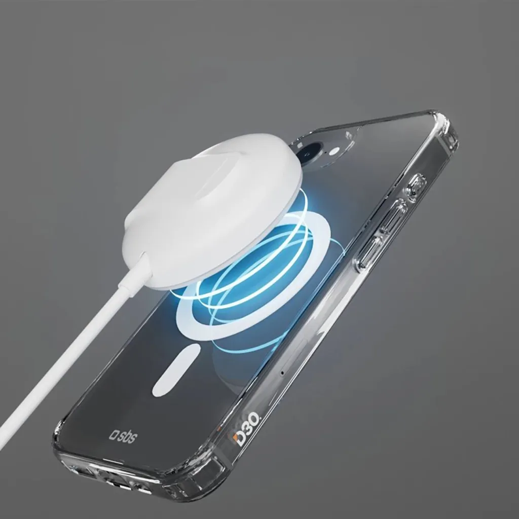 Mbështjellës SBS Extreme Mag D3O për iPhone 16e, Transparent, MagSafe - 3