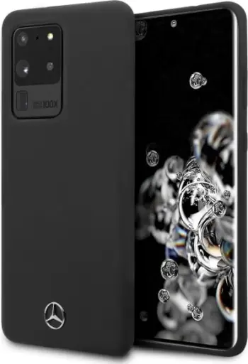 Mbështjellës Mercedes MEHCS69SILSB për Samsung Galaxy S20 Ultra, Silicone Line, i zi