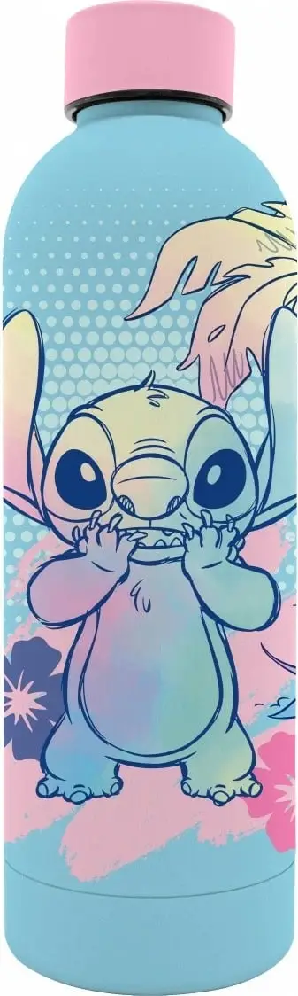 Shishe uji për fëmijë Disney Lilo &amp; Stitch, çelik inox, izolim termik, shumëngjyrëshe