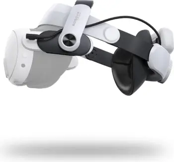 Rrip mbështetës për VR BoboVR M3 Pro me bateri BoboVR B2 5200 mAh për Meta Quest 3, bardhë/zi