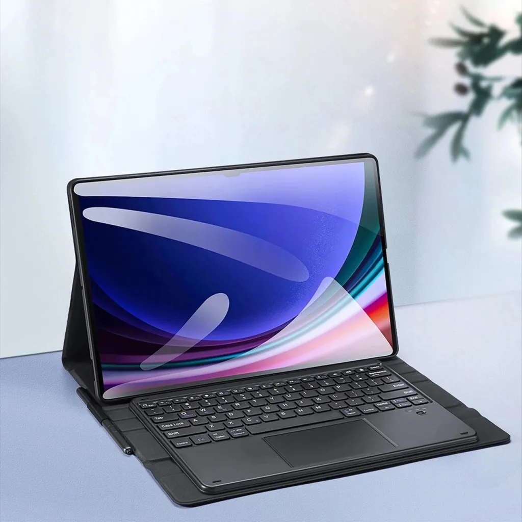 Mbështjellës me tastierë Bluetooth Dux Ducis TK Series për Samsung Tab S9 Ultra, i zi - 3